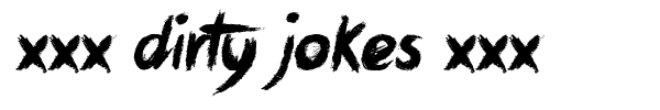 xxx Dirty Jokes xxx font preview
